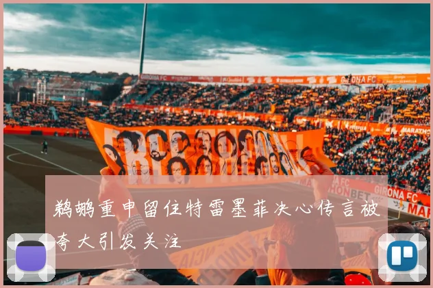 鹈鹕重申留住特雷墨菲决心传言被夸大引发关注